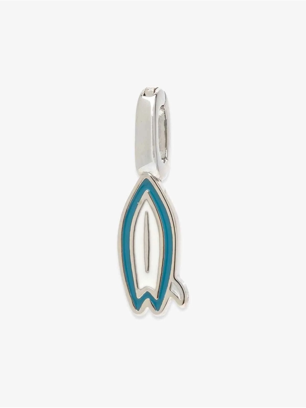 Pura Vida Harper Surfboard Charm Silver
